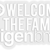 Welcome Family Aufkleber